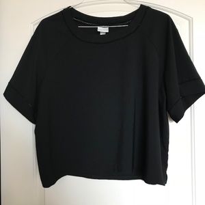 Ava & Viv Black Short Sleeve Top